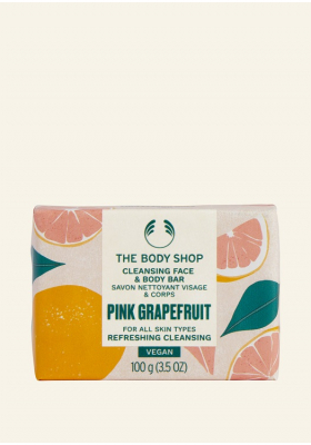 Pink Grapefruit Cleansing Face & Body Bar 100 G