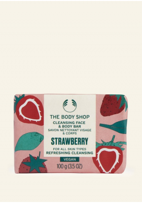 Strawberry Cleansing Face & Body Bar 100 G