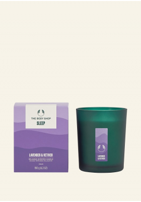 Sleep Lavender & Vetiver Relaxing Scented Candle 180 G